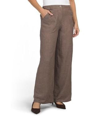 Marshalls Woven Wide Leg Pants For - Brown