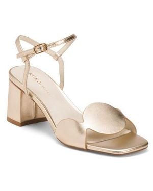 Marshalls Leather Sphere Heels For - Natural