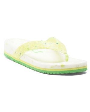 Marshalls West Beach Recycled Flip Flops For - Green