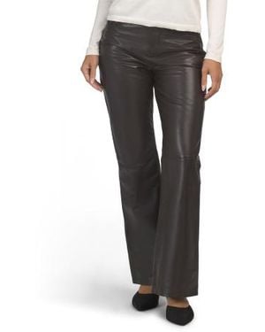 Marshalls Leather Flare Pants For - Gray