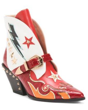 Marshalls Channing Buckle Western Boots For - Pink
