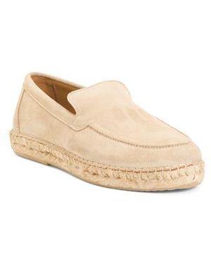 Marshalls Suede Cove Espadrille Casual Slip On Shoes For - Natural
