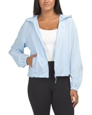 Marshalls Hooded Woven Wind Jacket - White