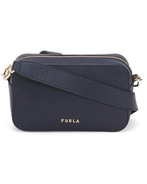 Marshalls Leather Petunia Mini Crossbody For - Blue