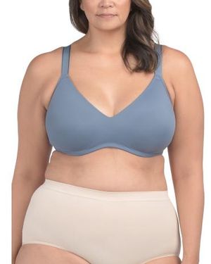 Marshalls Smooth And Sleek Wire Free Bra For - Blue