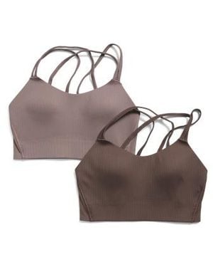 Marshalls 2Pk Butter Soft Molded Cup Goddress Bra Tops For - Brown