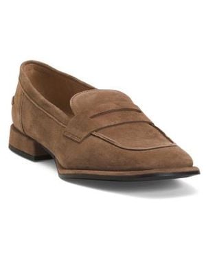 Marshalls Suede Carla Penny Loafers For - Brown