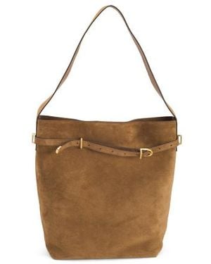 Marshalls Suede Belted Essentials Bucket Tote For - Brown
