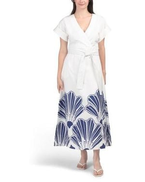 Marshalls Sailor Maxi Shirt Dress For - White