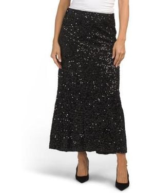Marshalls Full Sequin Skirt For - Black