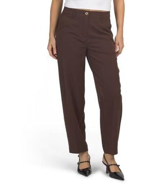 Marshalls Barrel Leg Cropped Pants For - Brown