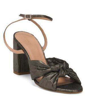 Marshalls Eliana Knotted Formal Heeled Sandals For - Metallic