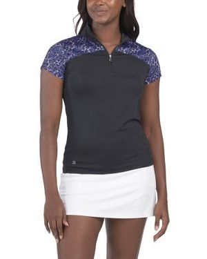 Marshalls Andria Short Sleeve Polo T-Shirt For - Blue