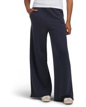 Marshalls Washed Loop Terry Englewood Relaxed Wide Pants For - Blue