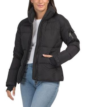 Marshalls Matte Down Puffer Jacket - Black