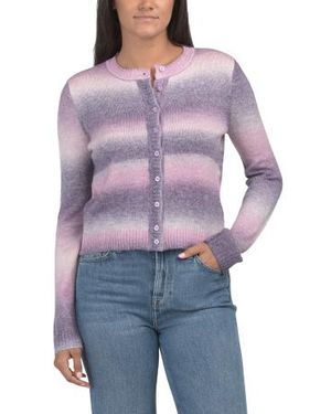 Marshalls Wool Blend Greer Cardigan For - Purple