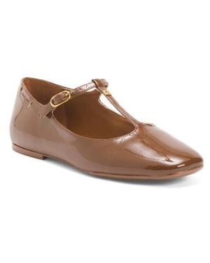 Marshalls Marylee T-Strap Flats For - Brown