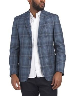 Marshalls Wool Sport Coat For - Blue