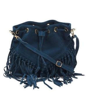 Marshalls Suede Bucket Bag For - Blue