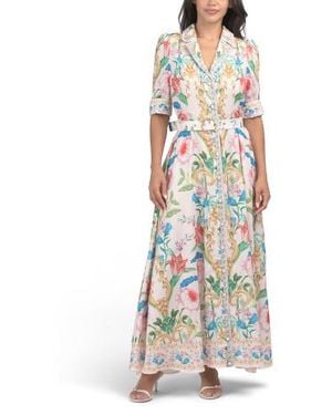 Marshalls Three-Quarter Sleeve Maxi Dress For - White