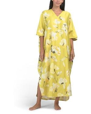 Marshalls Aurelia Charmeuse Caftan For - Yellow