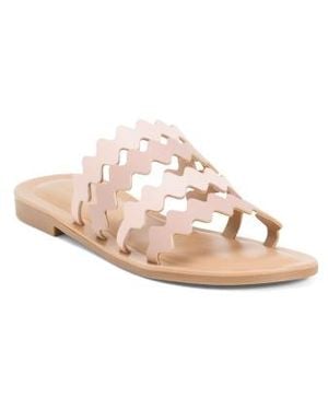 Marshalls Leather Bands Sandals For - Pink