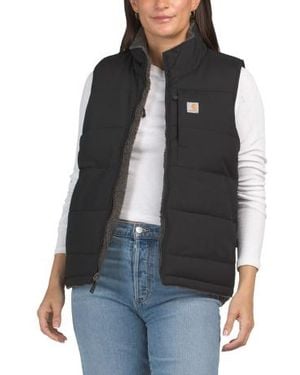 Marshalls Montana Relaxed Fit Reversible Insulated Vest For - Black