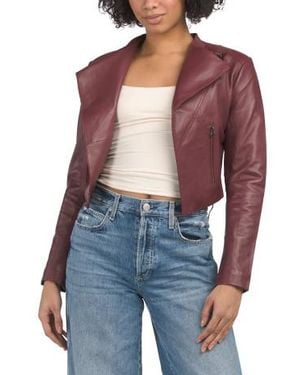 Marshalls Leather Adriana Jacket For - Blue
