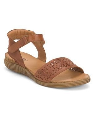 Marshalls Leather Mave Sandals For - Brown