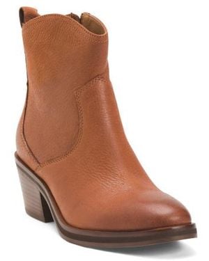 Marshalls Leather Shaelynn Comfort Booties For - Brown