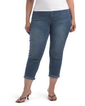 Marshalls Plus Comfort Waist Straight Leg Jeans For - Blue