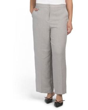 Marshalls Verona Elastic Back Waist Wide Leg Pants For - Gray