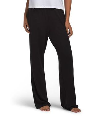 Marshalls Kaia Terry Everywhere Straight Leg Pants For - Black