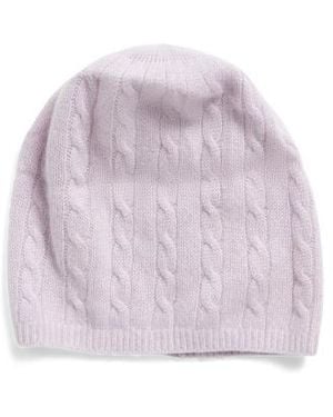 Marshalls Cashmere Cable Knit Hat For - Pink