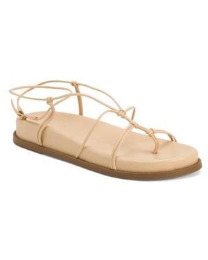 Marshalls Leather Calabria Sporty Flat Sandals For - White