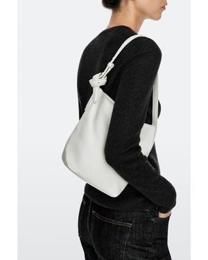 MASSIMO DUTTI Nappa Leather Mini Bucket Bag - Multicolour