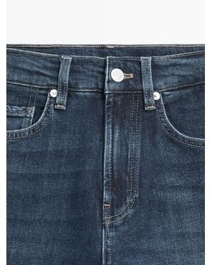 MASSIMO DUTTI Comfort Straight-Leg High-Waist Jeans - Multicolor