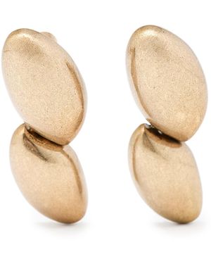 MASSIMO DUTTI Oorbellen Met Ovale Schakels - Wit