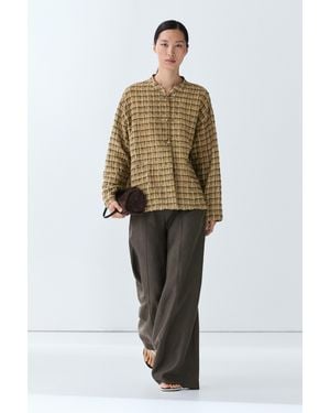 MASSIMO DUTTI Flowing Plaid Shirt - Multicolour