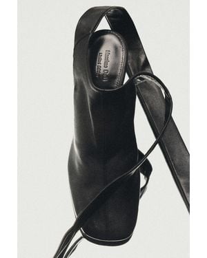 MASSIMO DUTTI Zapato Tacón Atado - Negro