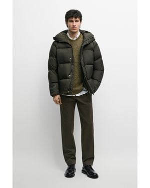 MASSIMO DUTTI Chaqueta Plumífero Oversize - Multicolor