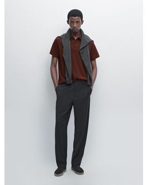 MASSIMO DUTTI Polo Manga Corta Mezcla Algodón - Multicolor