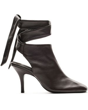 MASSIMO DUTTI Schoen Met Hak En Bandjes - Zwart