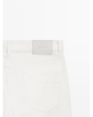 MASSIMO DUTTI Jeans Slim Fit - Blanco