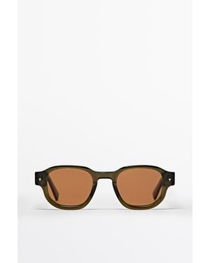 MASSIMO DUTTI Geometric Sunglasses - Multicolor