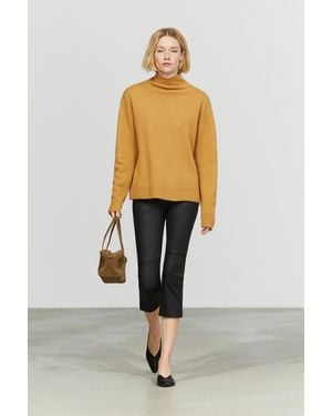 MASSIMO DUTTI 100% Cashmere Oversize Knit Sweater - Multicolor