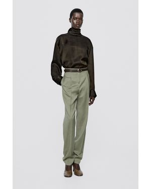 MASSIMO DUTTI Slim Fit Suit Trousers - Multicolour