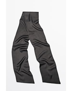 MASSIMO DUTTI Zijdeachtige Sjaal - Grijs