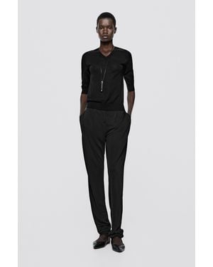 MASSIMO DUTTI Maglia - Nero