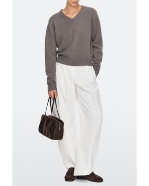 MASSIMO DUTTI Mini Borsa Duffle - Marrone